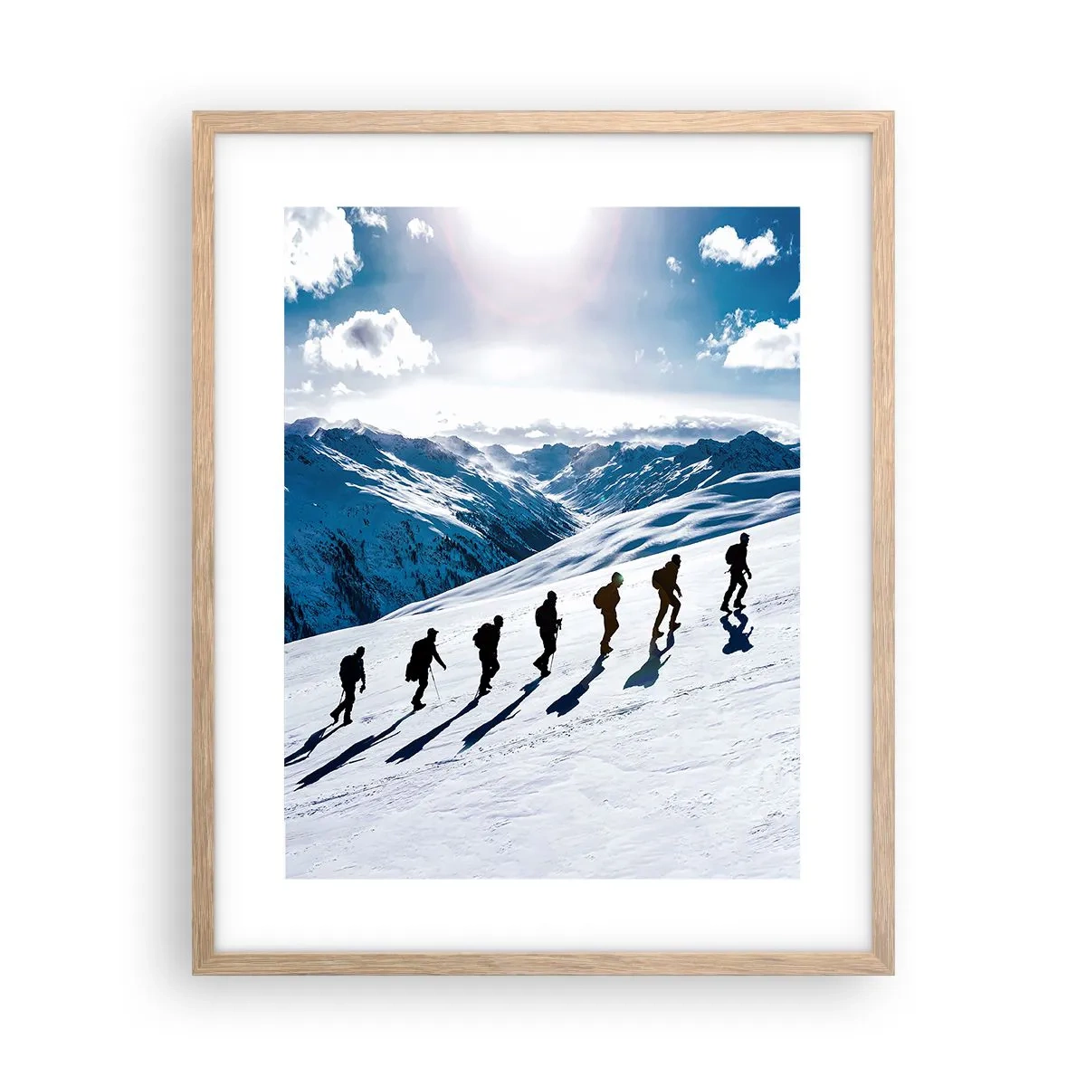 Affisch i ram av ljusek - Erövrarnas lag - 40x50 cm