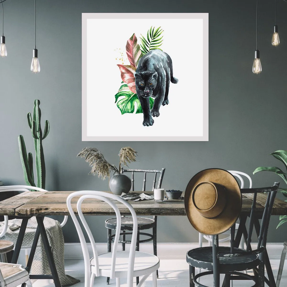 Affisch - Vilt hjärta - 60x60 cm