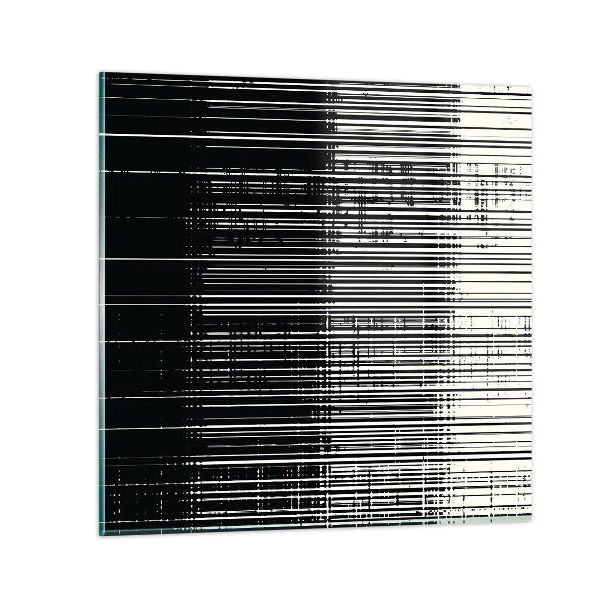 Glastavla - Bild på glas - Vågor och vibrationer - 30x30 cm