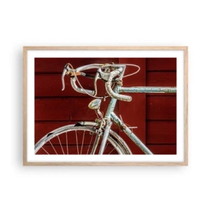 Affisch i ram av ljusek - Skapad för segrar - 70x50 cm