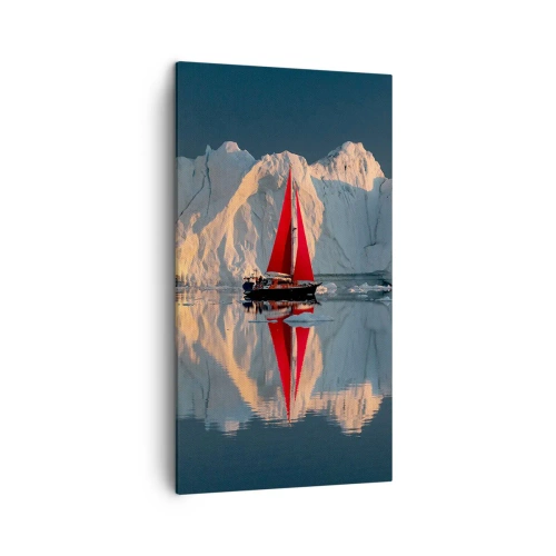 Canvastavla - Bild på duk - I världens ände - 45x80 cm