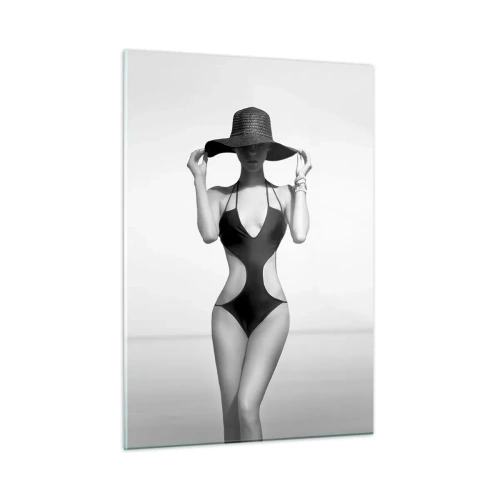Glastavla - Bild på glas - Mitt förnamn är: Elegans - 50x70 cm