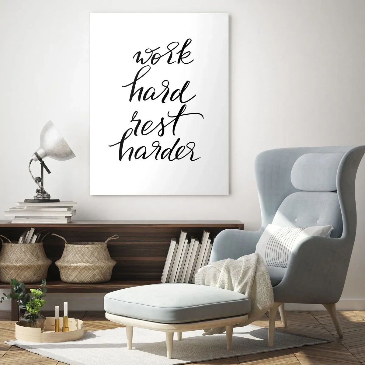 Glastavla - Bild på glas - Livsbalans - 80x120 cm