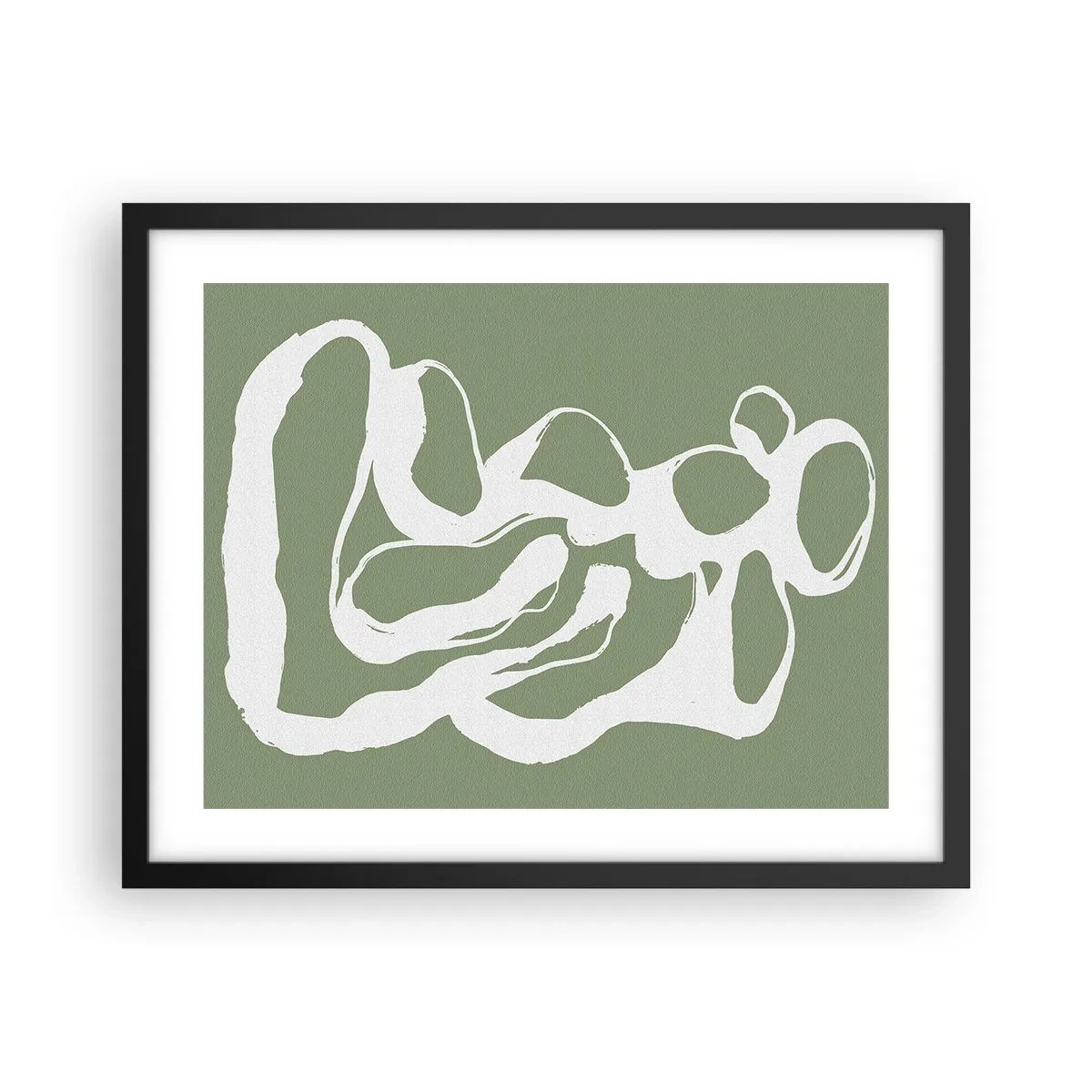 Affisch i svart ram - Rymdens kallelse - 50x40 cm