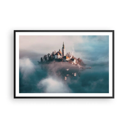 Affisch i svart ram - Drömö - 91x61 cm