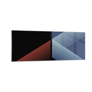 Glastavla - Bild på glas - Enkel historia - 140x50 cm