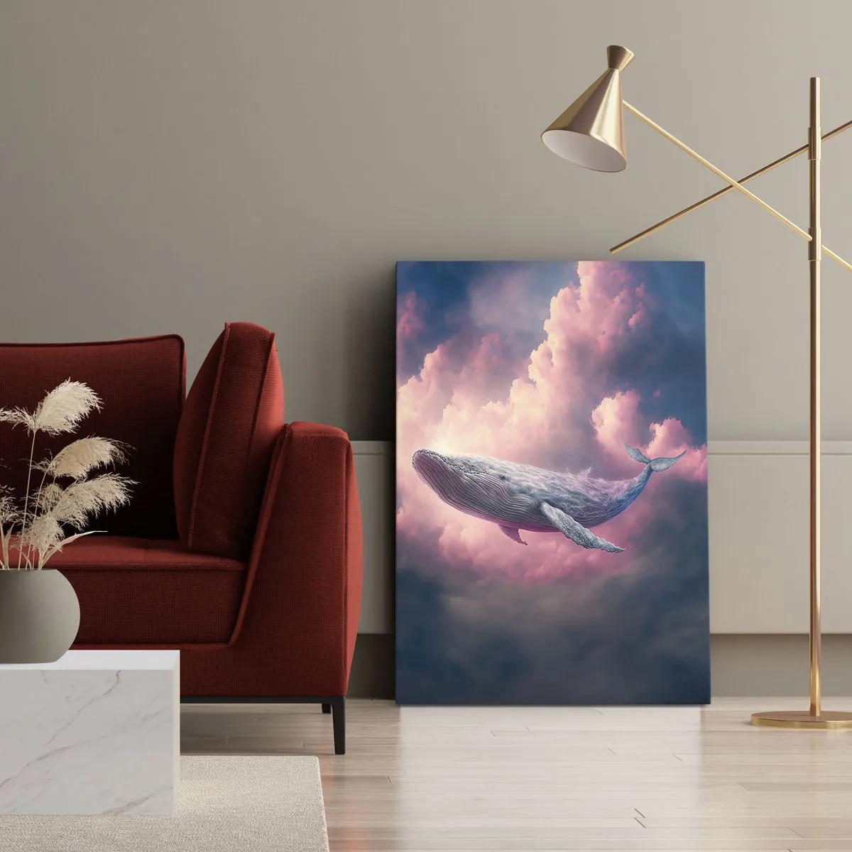 Canvastavla - Bild på duk - Torka dina ögon - 50x70 cm