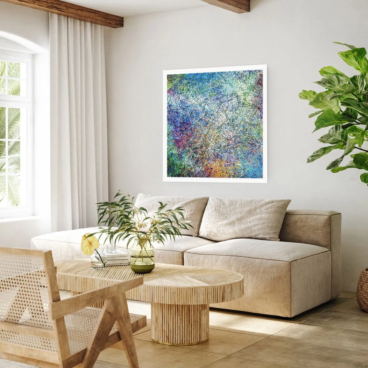 Affisch - Det är inte så enkelt - 60x60 cm
