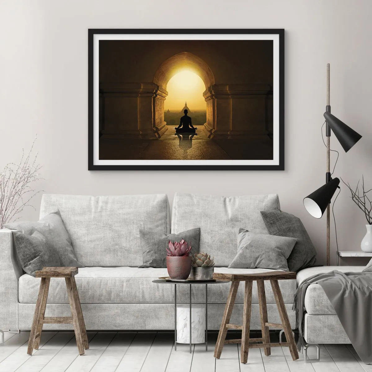 Affisch i svart ram - Full harmoni - 70x50 cm