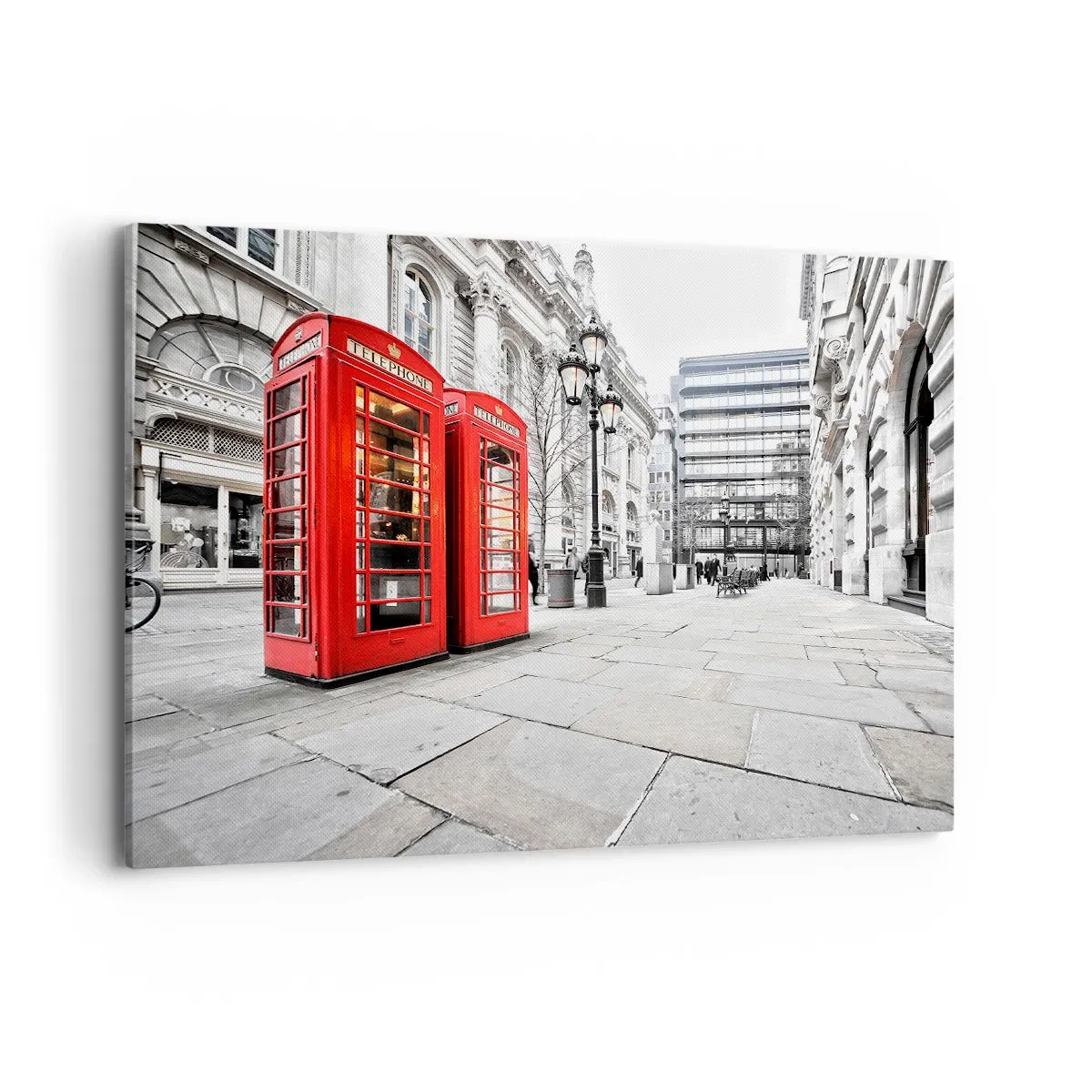 Canvastavla - Bild på duk - Welcome to London - 100x70 cm