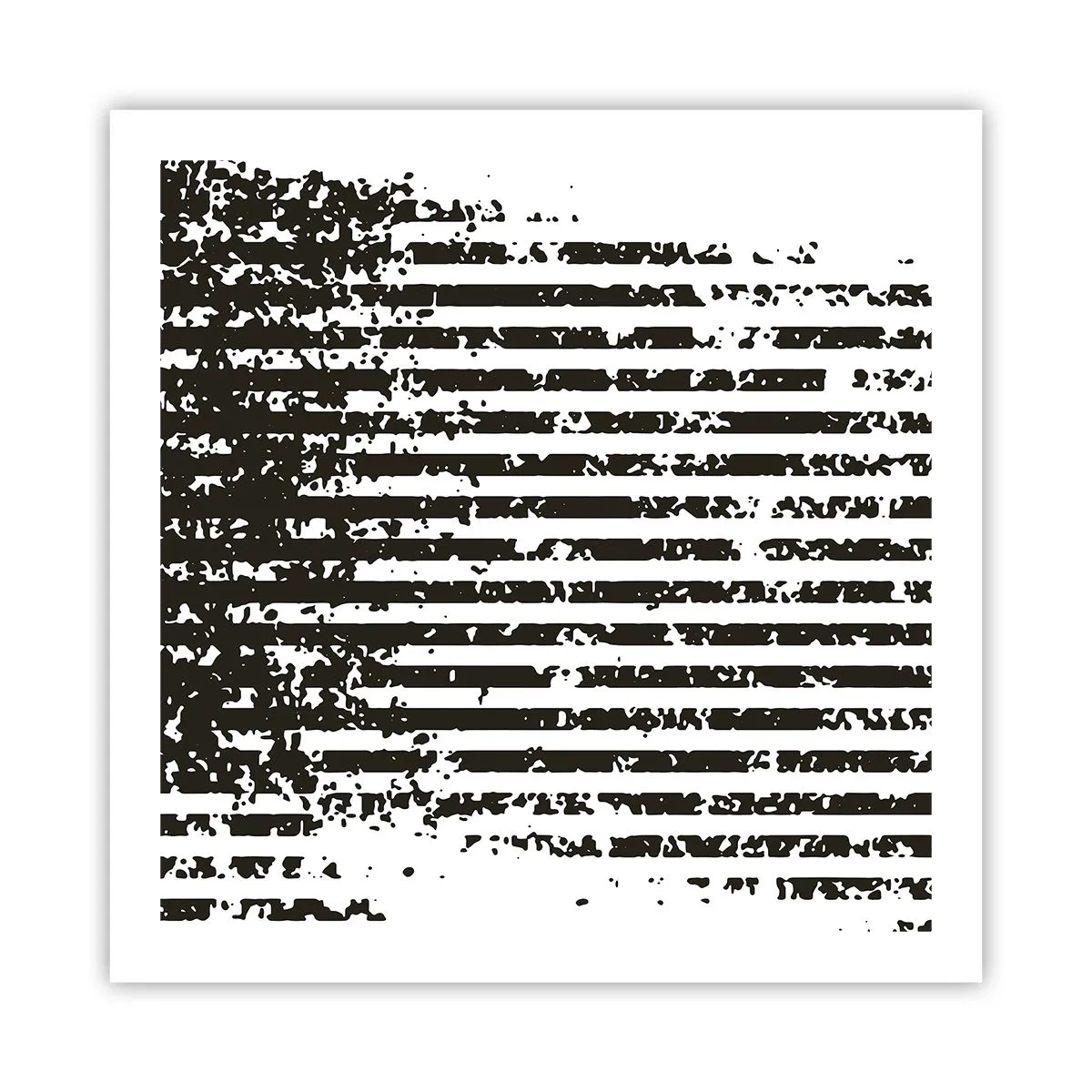 Affisch - Rytm och brus - 60x60 cm