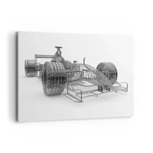 Canvastavla - Bild på duk - Perfekt konstruktion - hastighetens idé - 120x80 cm