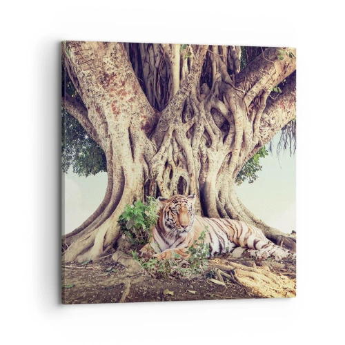 Canvastavla - Bild på duk - Vi från Första Moseboken - 70x70 cm