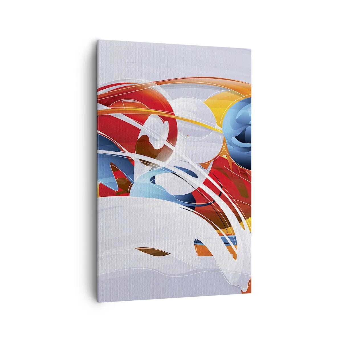 Canvastavla - Bild på duk - Elementens dans - 80x120 cm