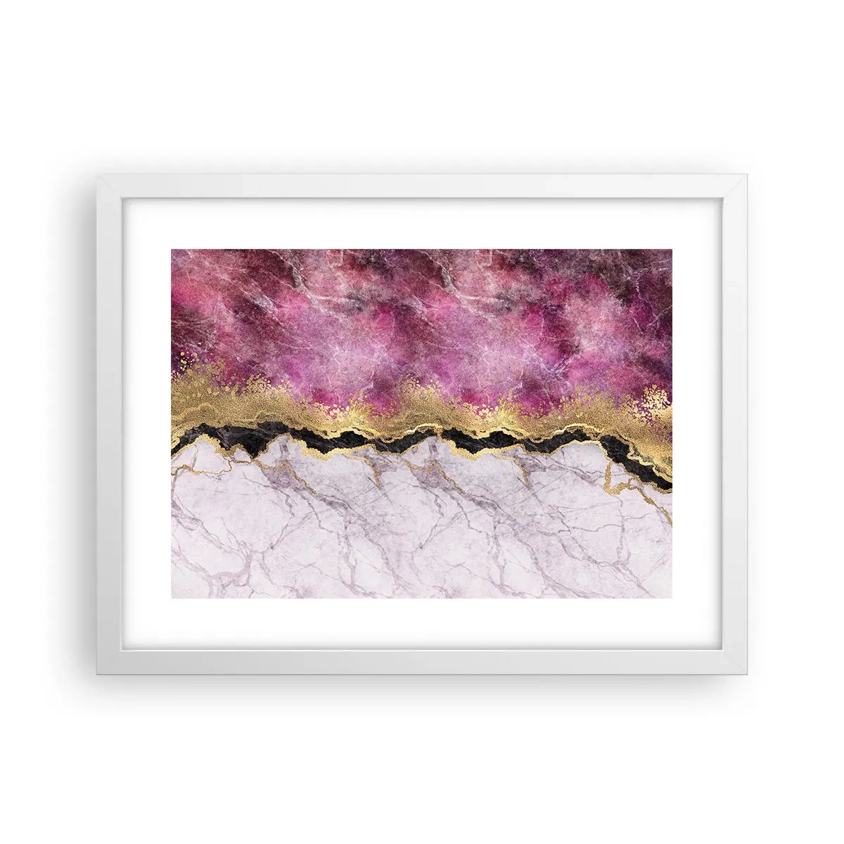Affisch i vit ram - På gränsen - 40x30 cm