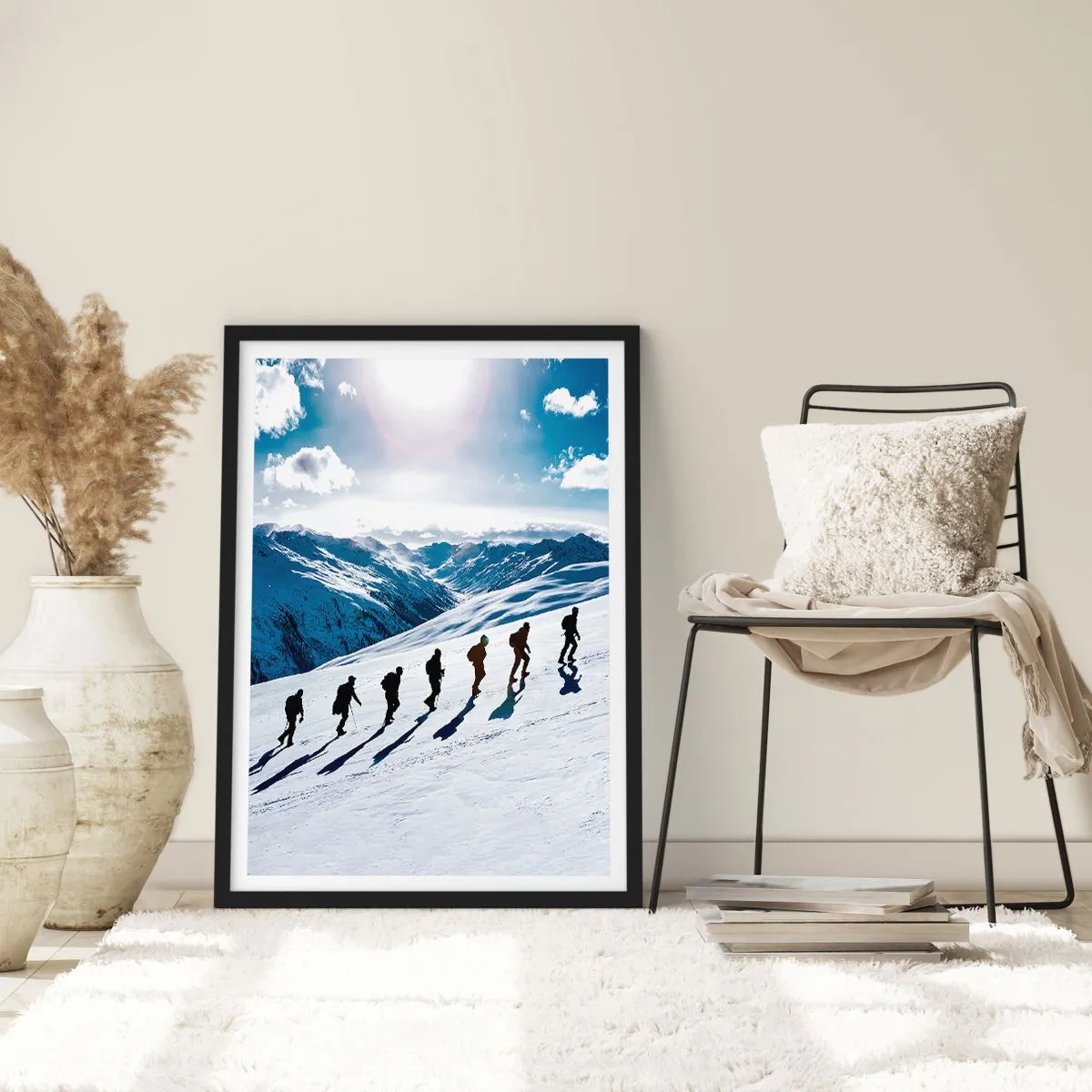 Affisch i svart ram - Erövrarnas lag - 40x50 cm