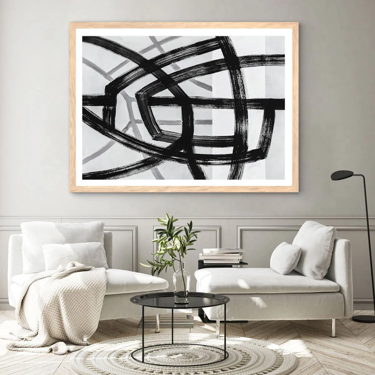 Affisch i ram av ljusek - Att skapa djupet - 100x70 cm