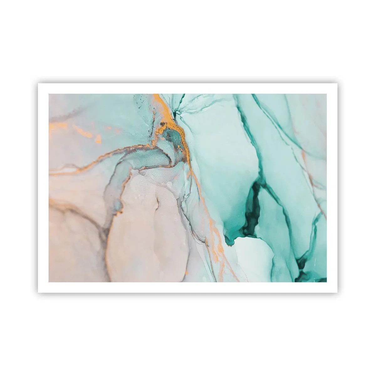 Affisch - Formernas och färgernas dans - 100x70 cm