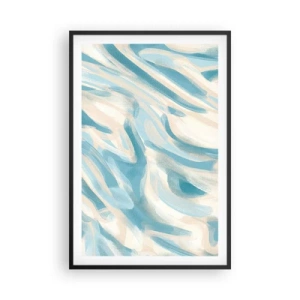 Affisch i svart ram - Vårvindar - 61x91 cm