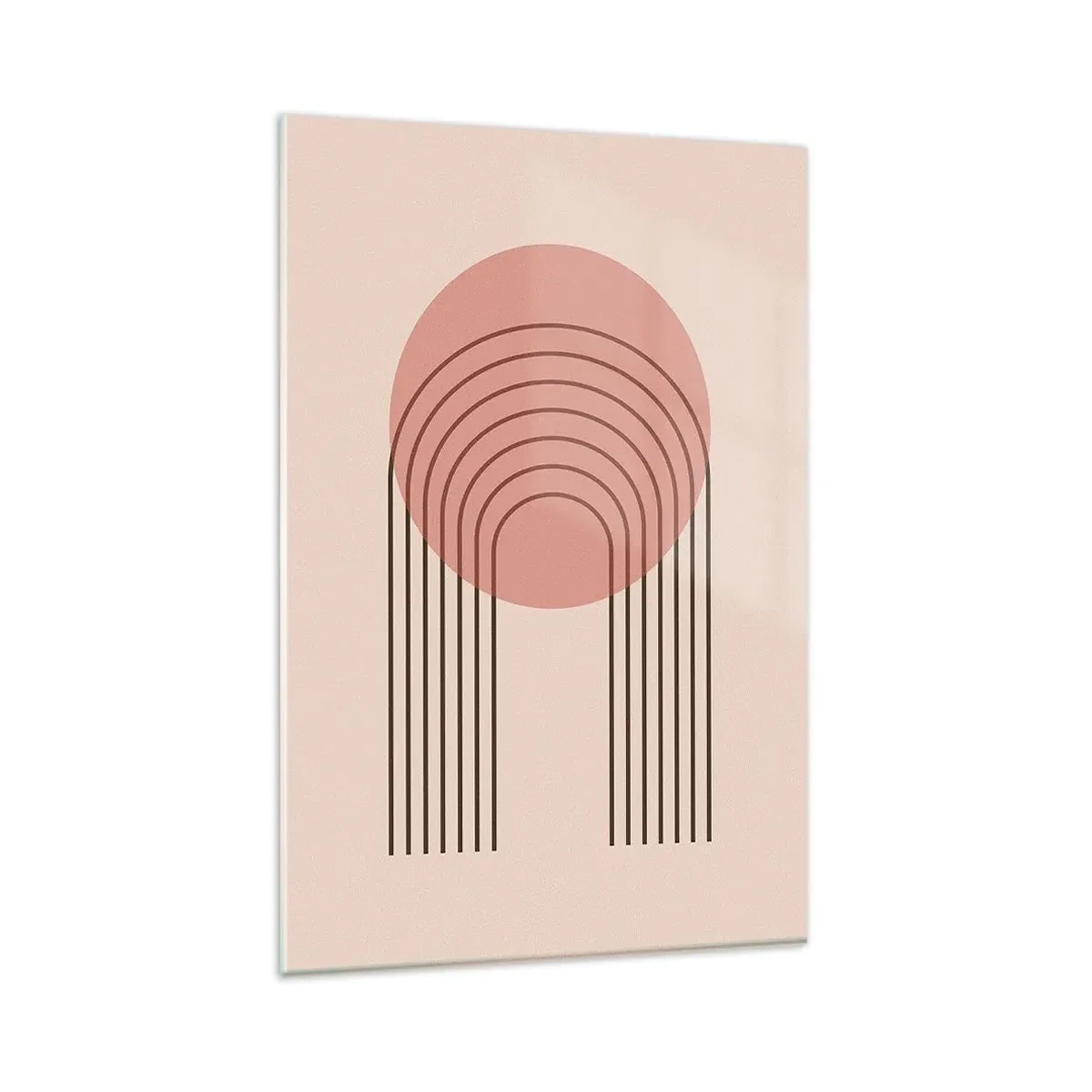 Glastavla - Bild på glas - Ostoppad attraktionskraft - 80x120 cm