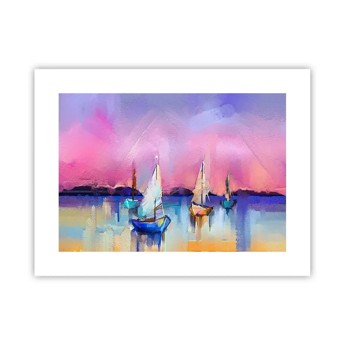 Affisch - Riktning: öppet vatten - 40x30 cm