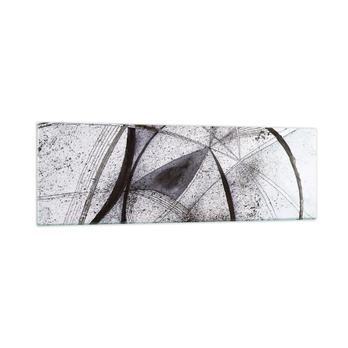 Glastavla - Bild på glas - Futuristisk fantasi - 160x50 cm