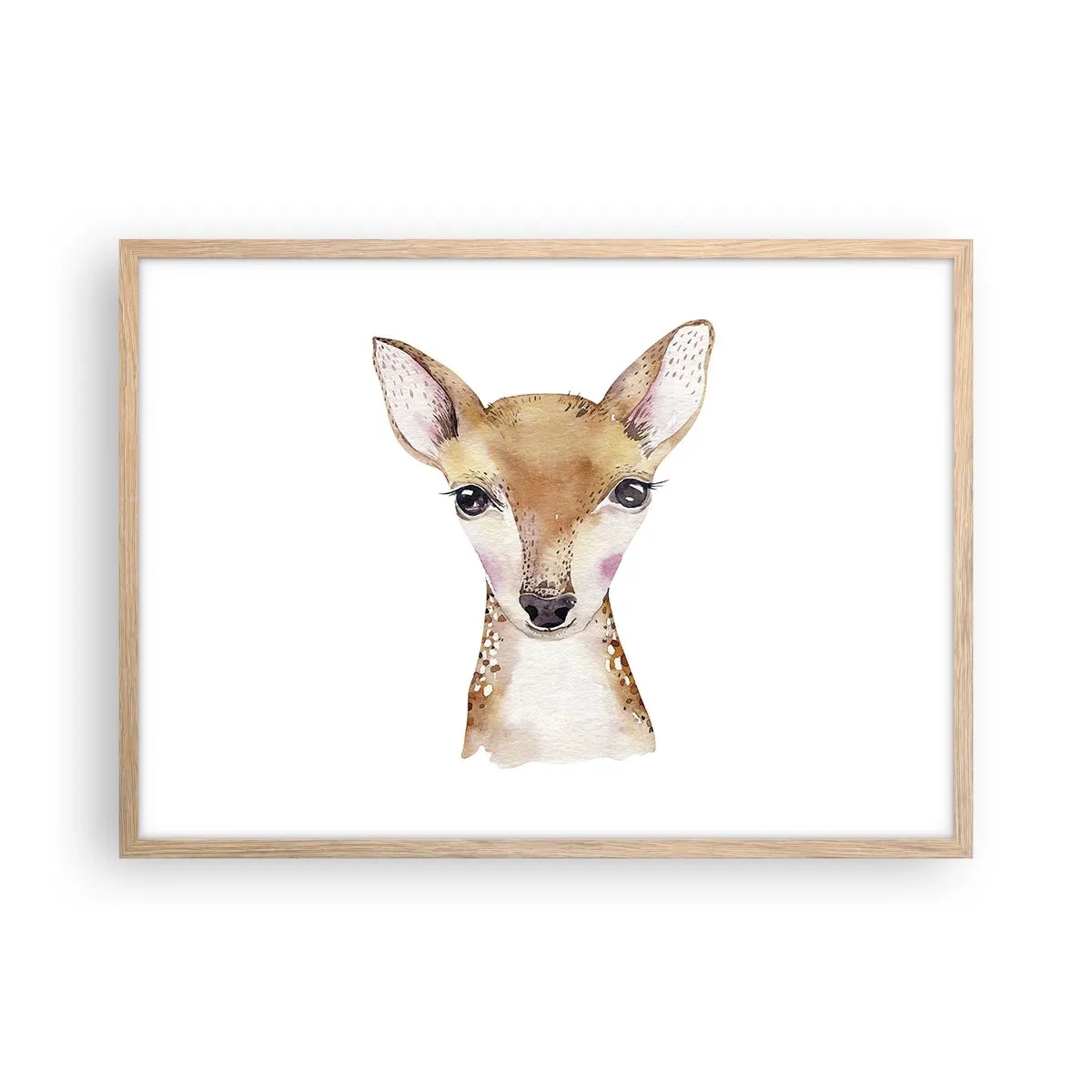 Affisch i ram av ljusek - Oskuldens natur - 70x50 cm