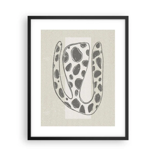 Affisch i svart ram - En bisarr varelse - 40x50 cm