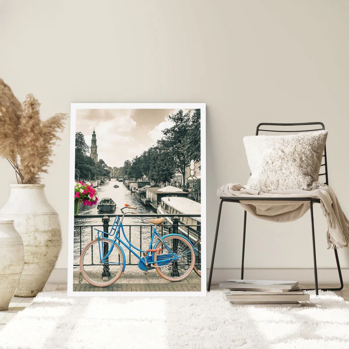 Affisch - En Amsterdams gatas färger - 30x40 cm