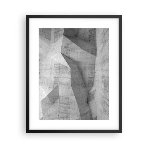 Affisch i svart ram - En riktig utmaning - 40x50 cm