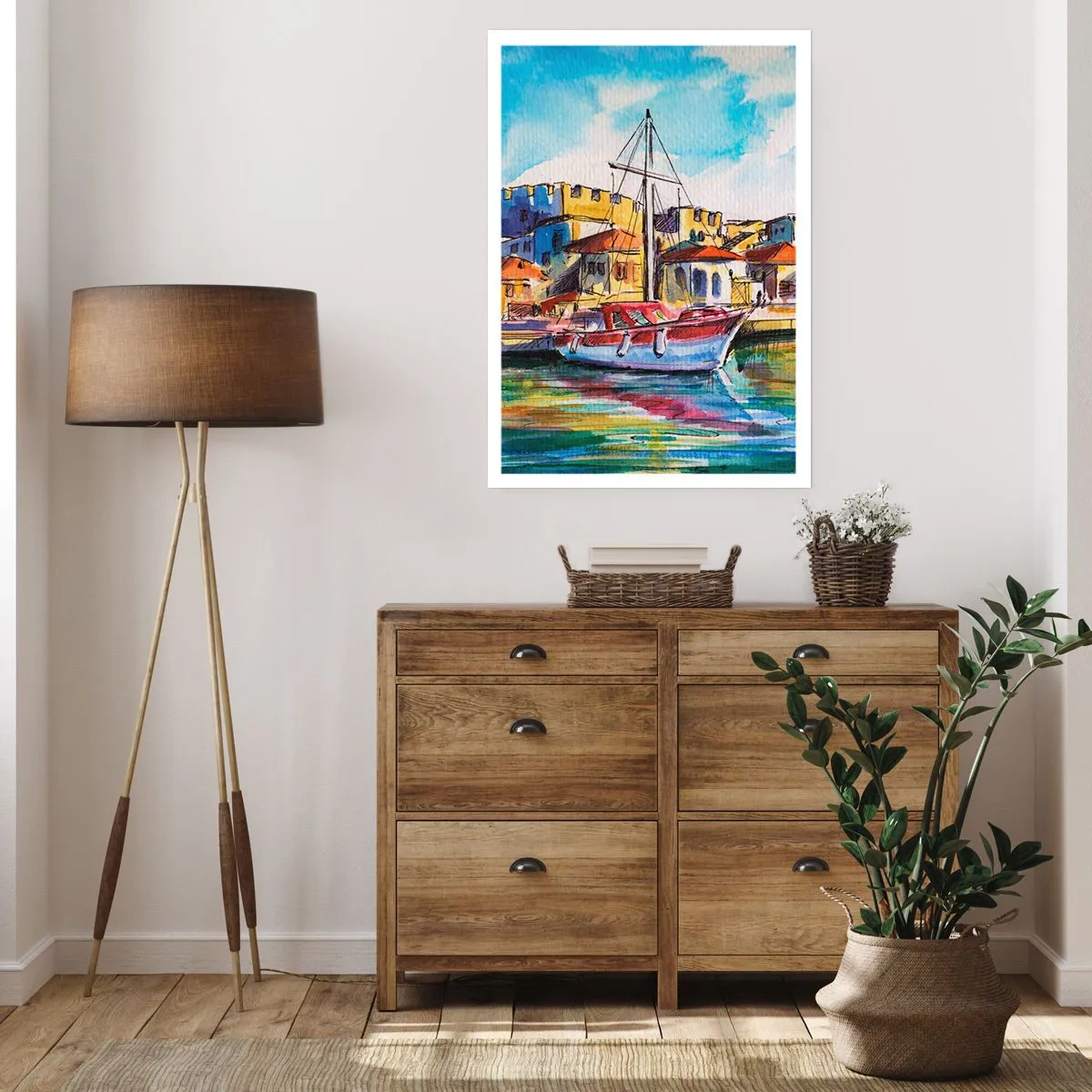 Affisch - Regnbågseftermiddag - 50x70 cm