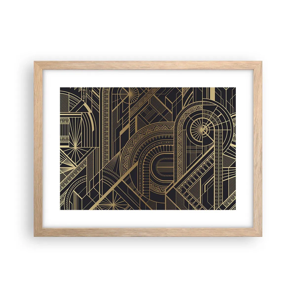 Affisch i ram av ljusek - Koncept, idéer, planer - 40x30 cm