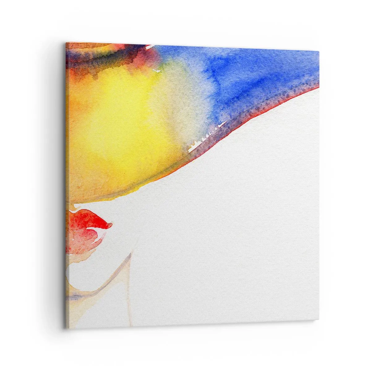 Canvastavla - Bild på duk - Damporträtt    - 50x50 cm