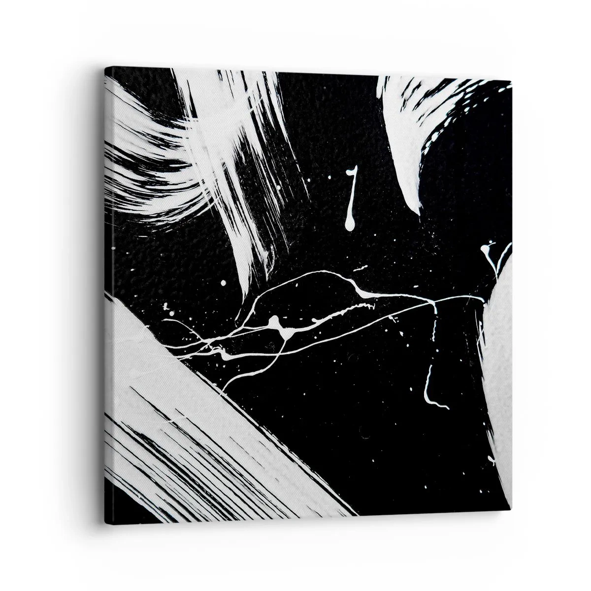 Canvastavla - Bild på duk - Bryta mörkret - 30x30 cm
