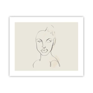 Affisch - Sensualitetens kontur - 50x40 cm