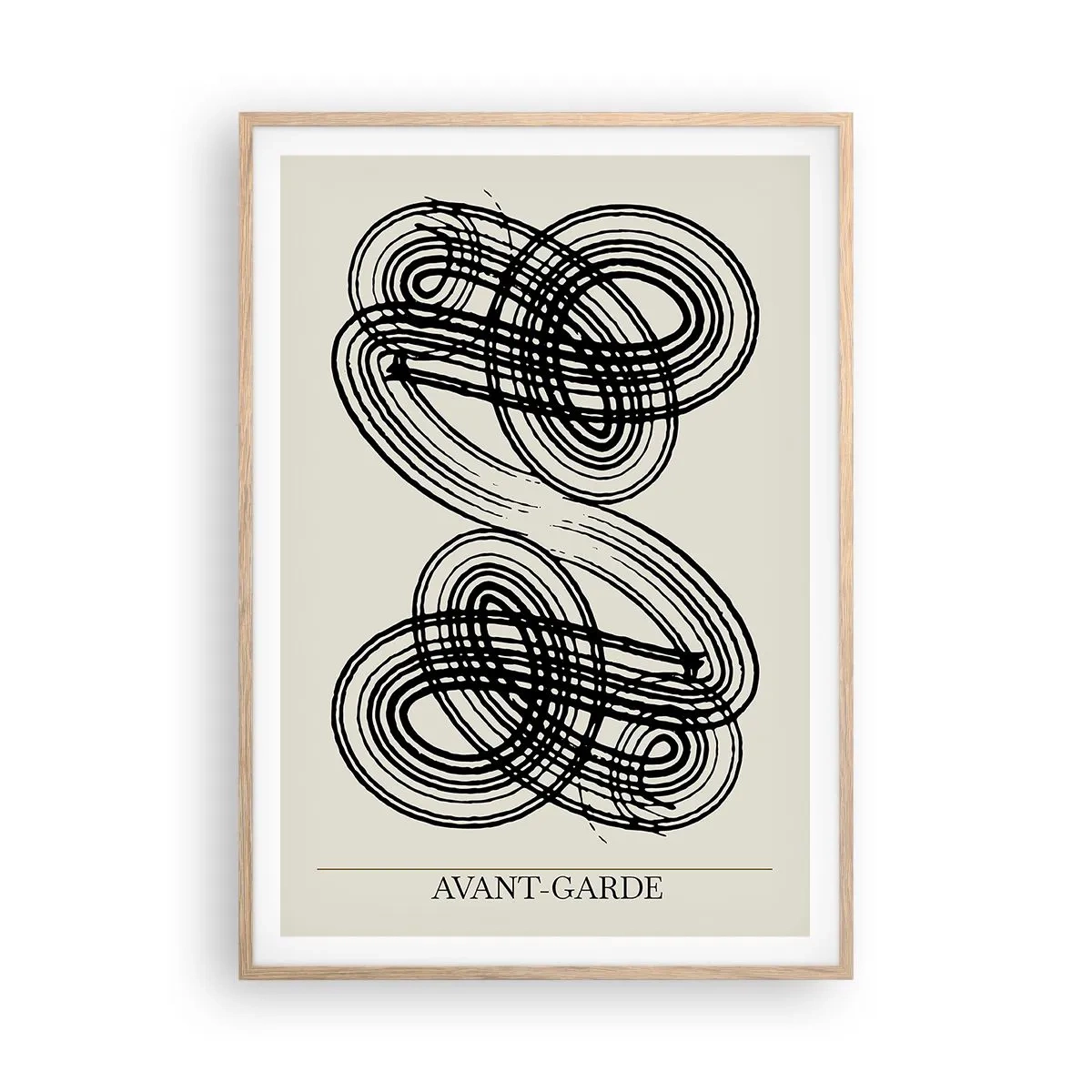 Affisch i ram av ljusek - Det kom ut spontant - 70x100 cm