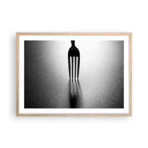 Affisch i ram av ljusek - Ljus och skugga - 70x50 cm
