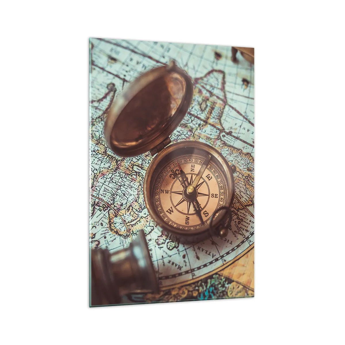 Glastavla - Bild på glas - För äventyrare - 70x100 cm