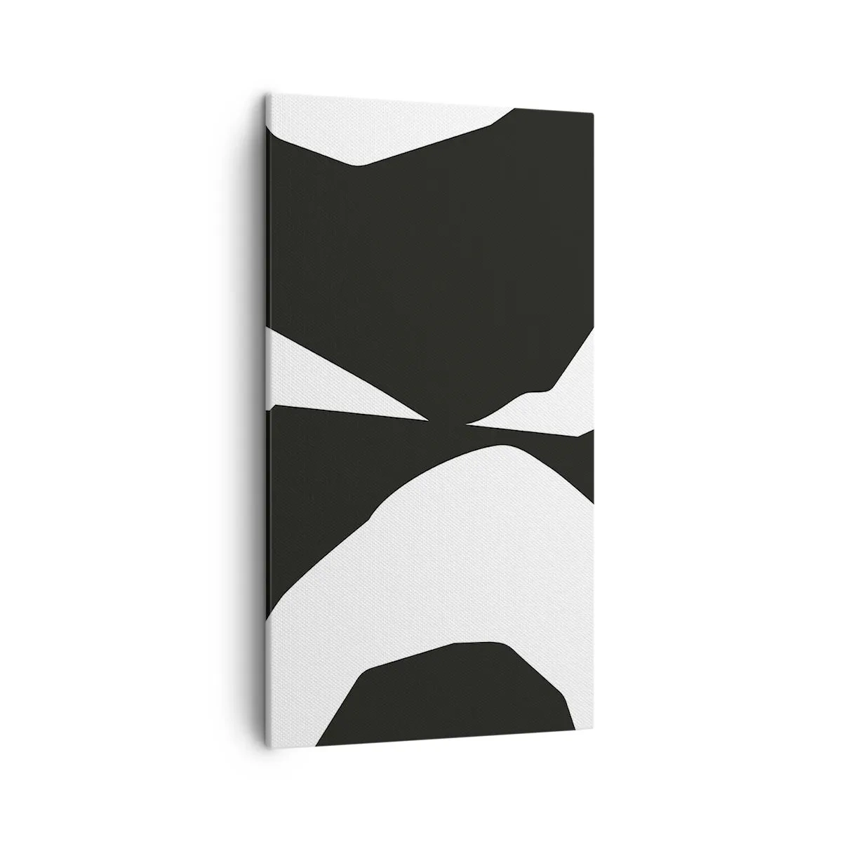Canvastavla - Bild på duk - Positiv-negativ - 45x80 cm