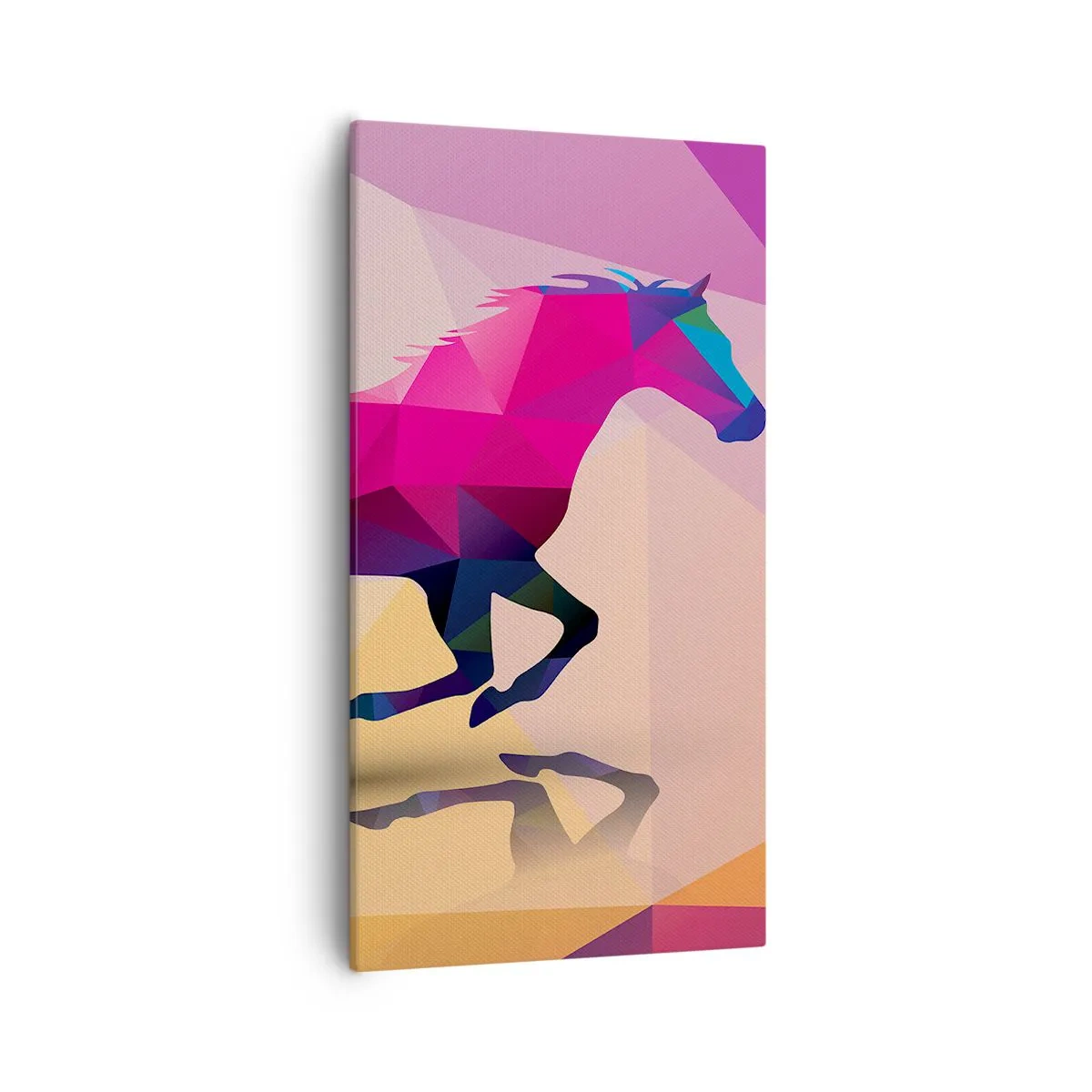 Canvastavla - Bild på duk - Kubismen lever - 55x100 cm