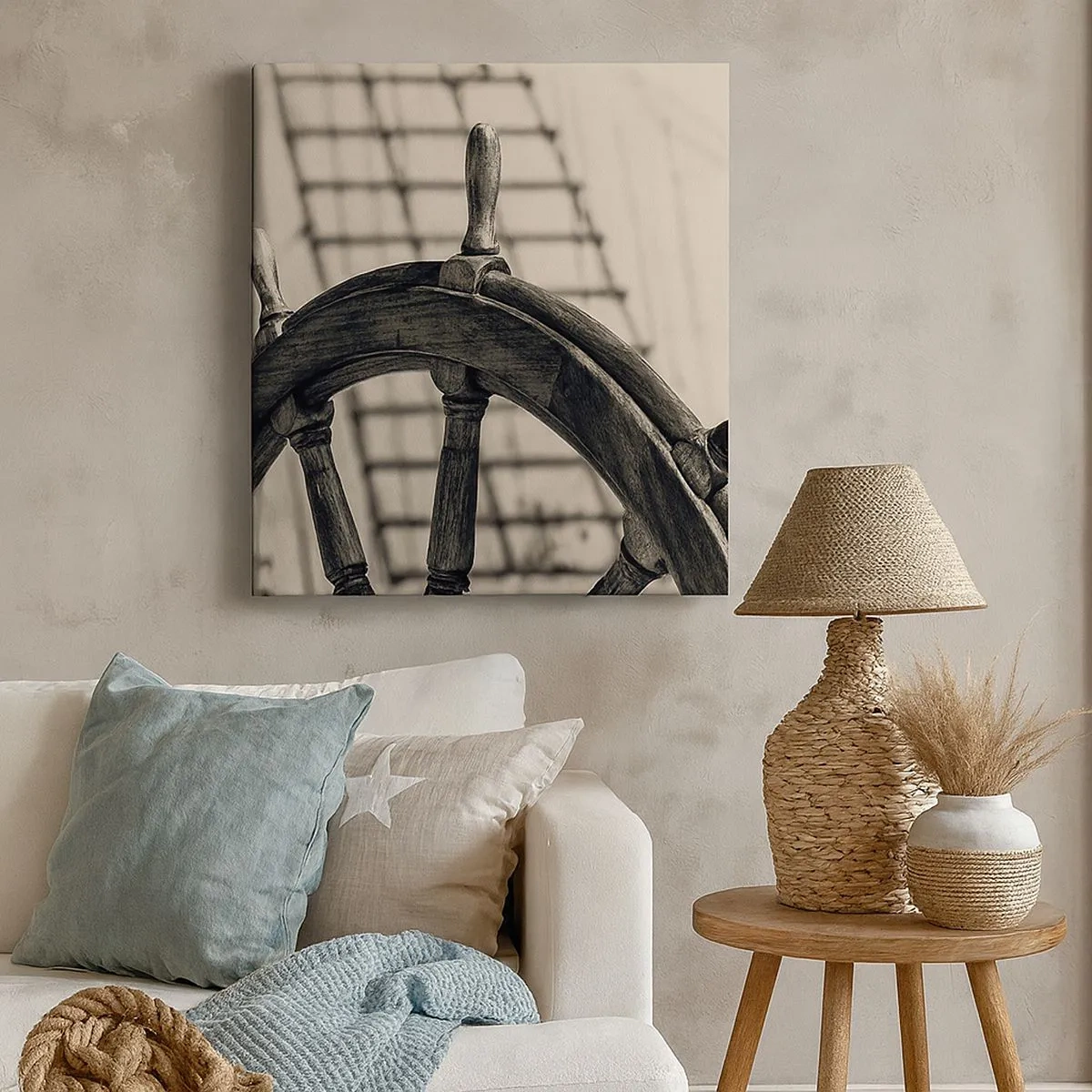 Canvastavla - Bild på duk - Marina berättelser - 30x30 cm