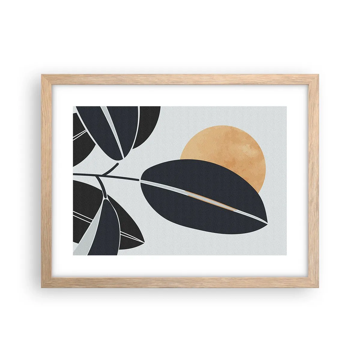 Affisch i ram av ljusek - Het sommardag - 40x30 cm