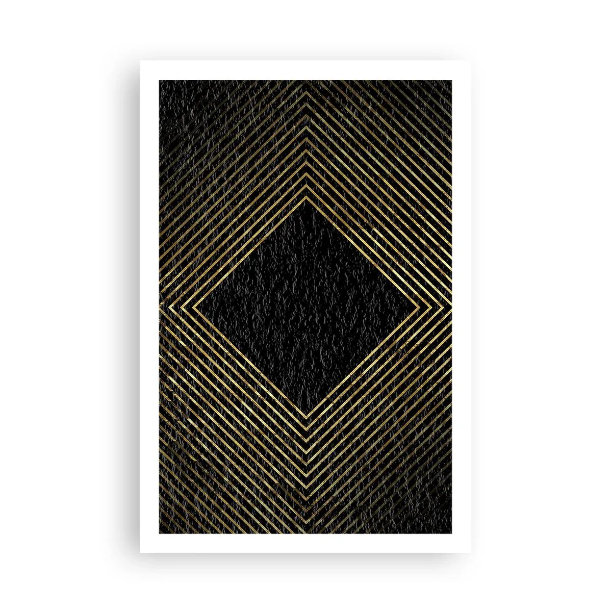 Affisch - Geometri i glamourstil - 61x91 cm