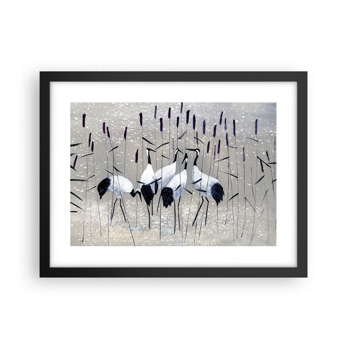 Affisch i svart ram - Bland sina - 40x30 cm