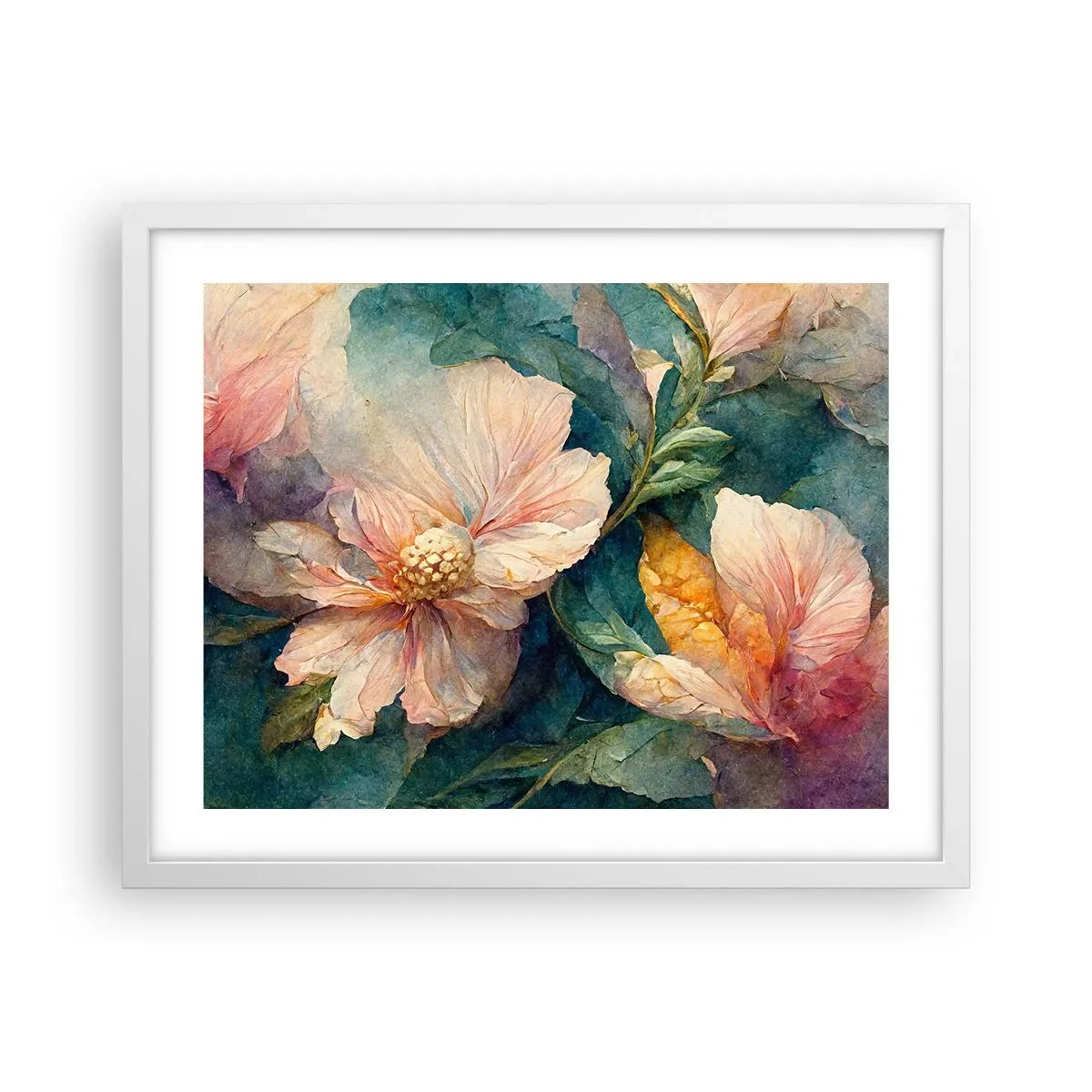 Affisch i vit ram - Bara subtilitet - 50x40 cm