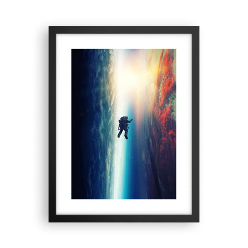 Affisch i svart ram - Stå emot universumet - 30x40 cm