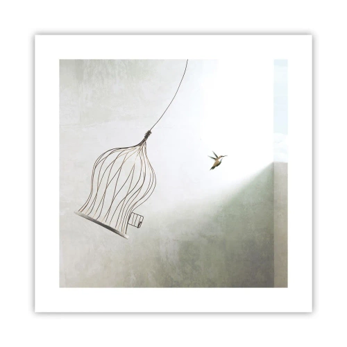 Affisch - I sitt esse - 40x40 cm