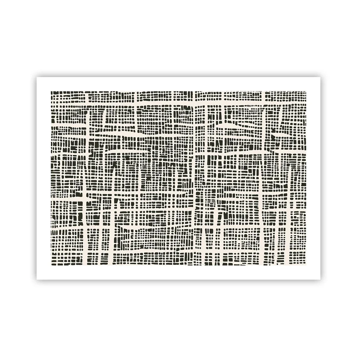 Affisch - Vävd komposition - 70x50 cm