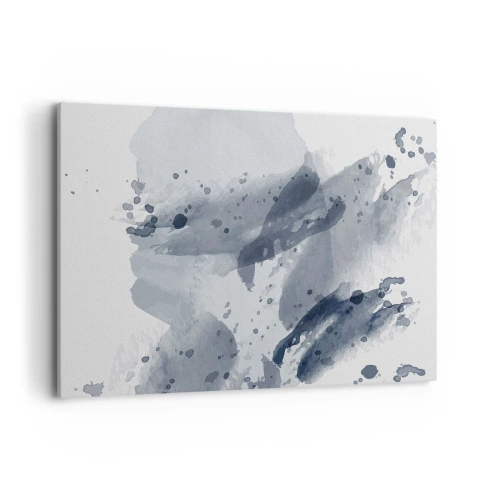 Canvastavla - Bild på duk - Studie om vattnets natur - 120x80 cm