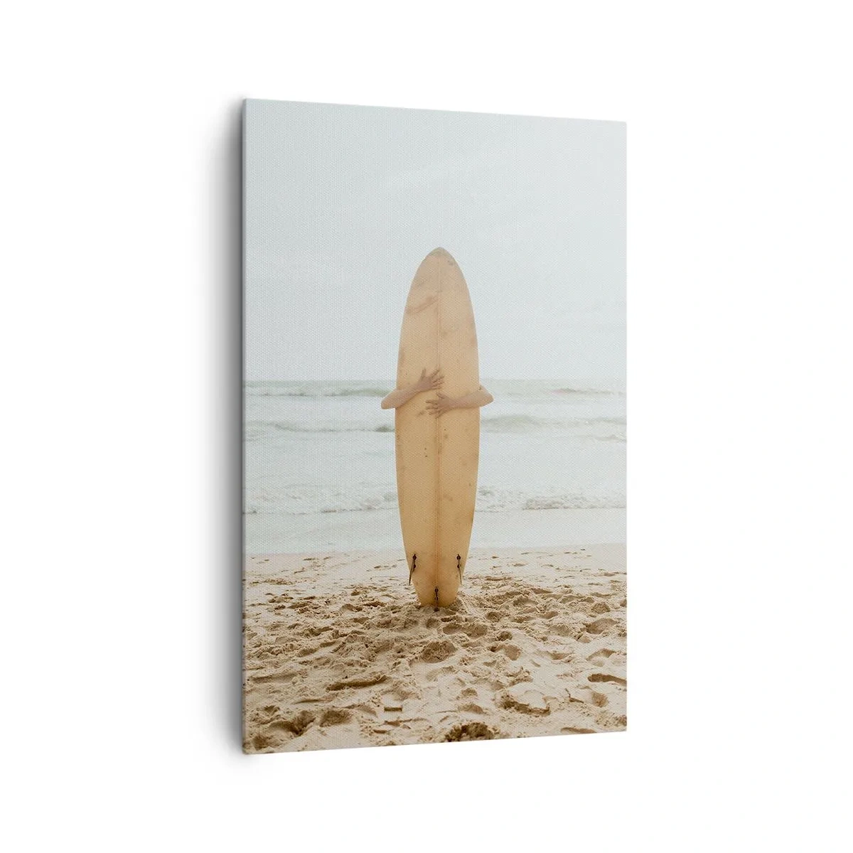 Canvastavla - Bild på duk - Av kärlek till vågorna - 80x120 cm